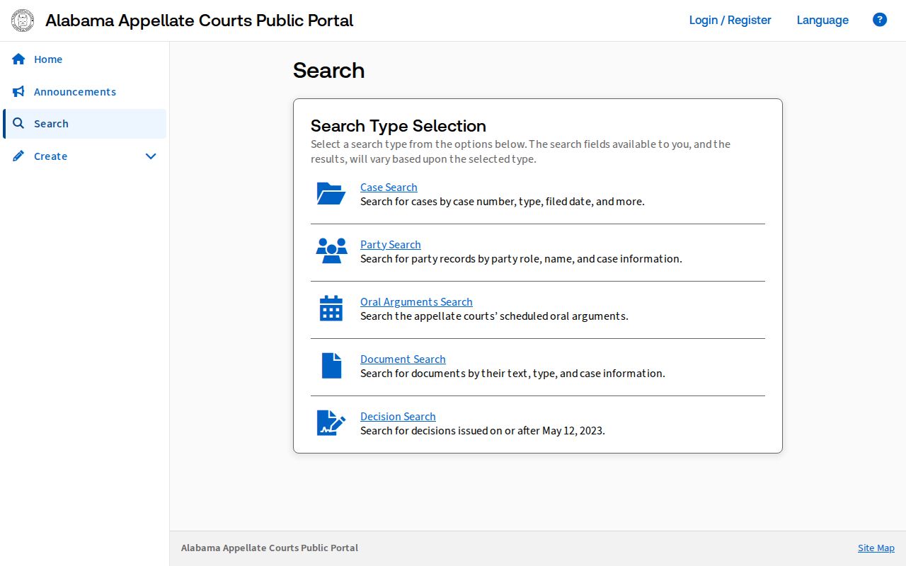 Marshall County court records Alabama appellate search